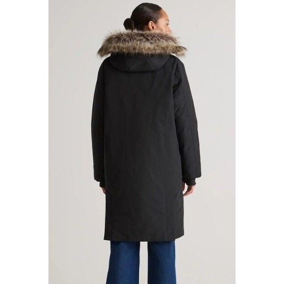 *NWT* QUINCE Women's Responsible Down Hooded Long Parka-Black-$1k+ Retail-Size S - Picture 4 of 16